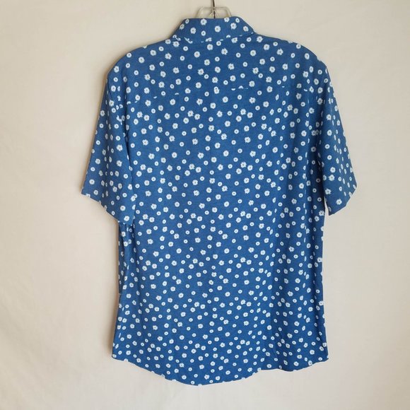 NEW Southern Tide Intercoastal Performance Floral Button Front Shirt Men's Small - Picture 7 of 8
